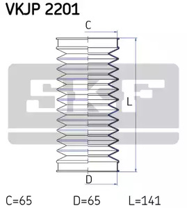 Фото VKJP2201 Комплект пыльника SKF {forloop.counter}}